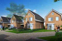 4 woningen, Kweekerslaan, Santpoort-Noord